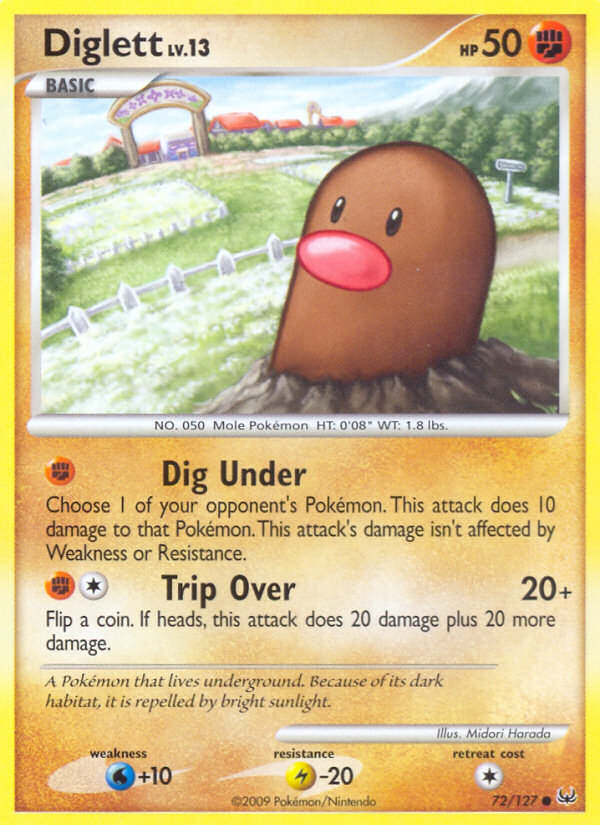 Diglett (72/127) [Platinum: Base Set] | Exor Games New Glasgow