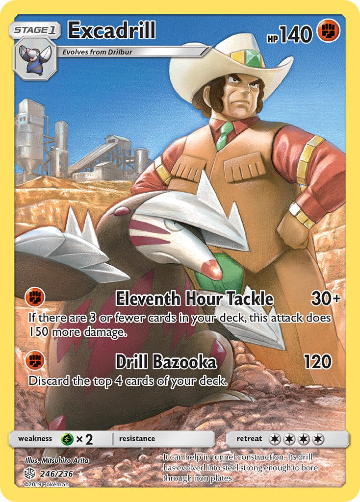 Excadrill (246/236) [Sun & Moon: Cosmic Eclipse] | Exor Games New Glasgow