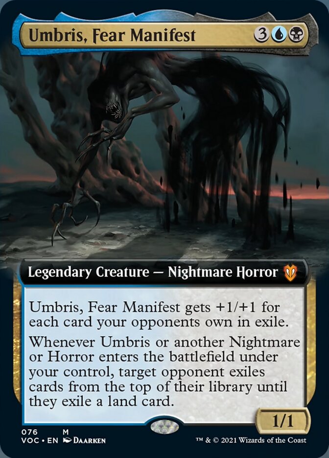 Umbris, Fear Manifest (Extended) [Innistrad: Crimson Vow Commander] | Exor Games New Glasgow