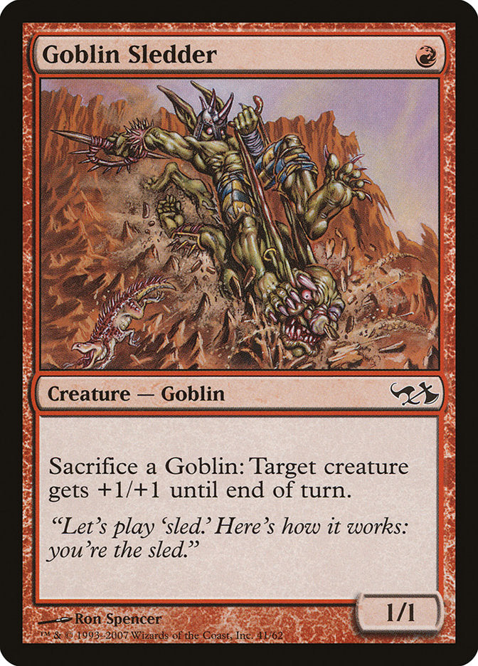 Goblin Sledder [Duel Decks: Elves vs. Goblins] | Exor Games New Glasgow