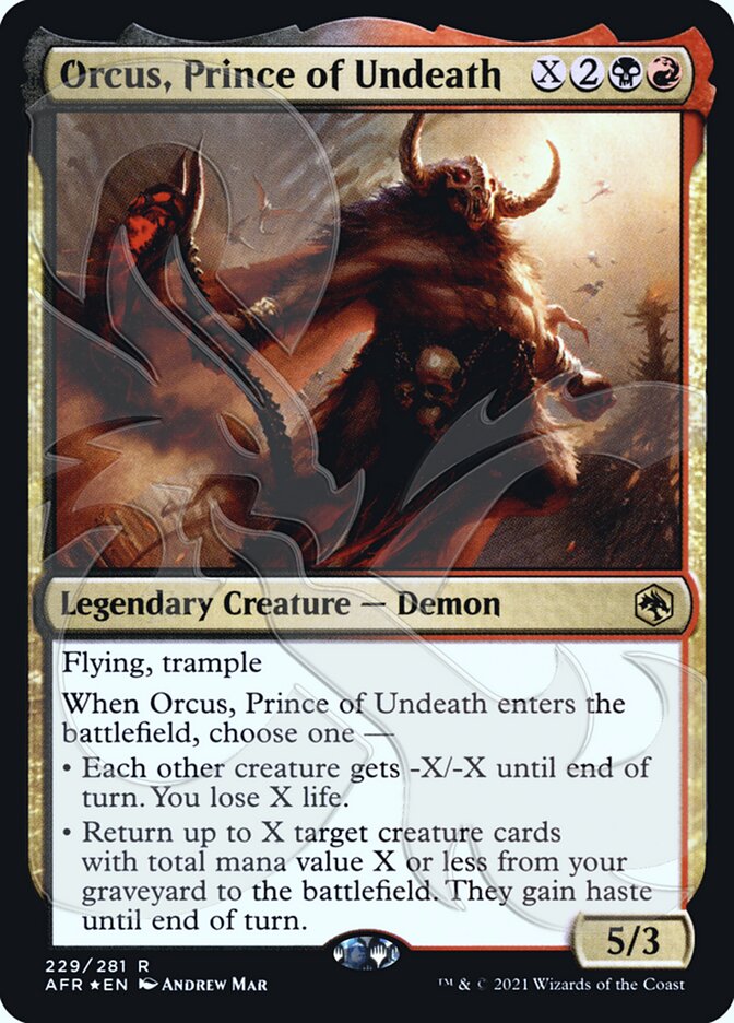 Orcus, Prince of Undeath (Ampersand Promo) [Dungeons & Dragons: Adventures in the Forgotten Realms Promos] | Exor Games New Glasgow