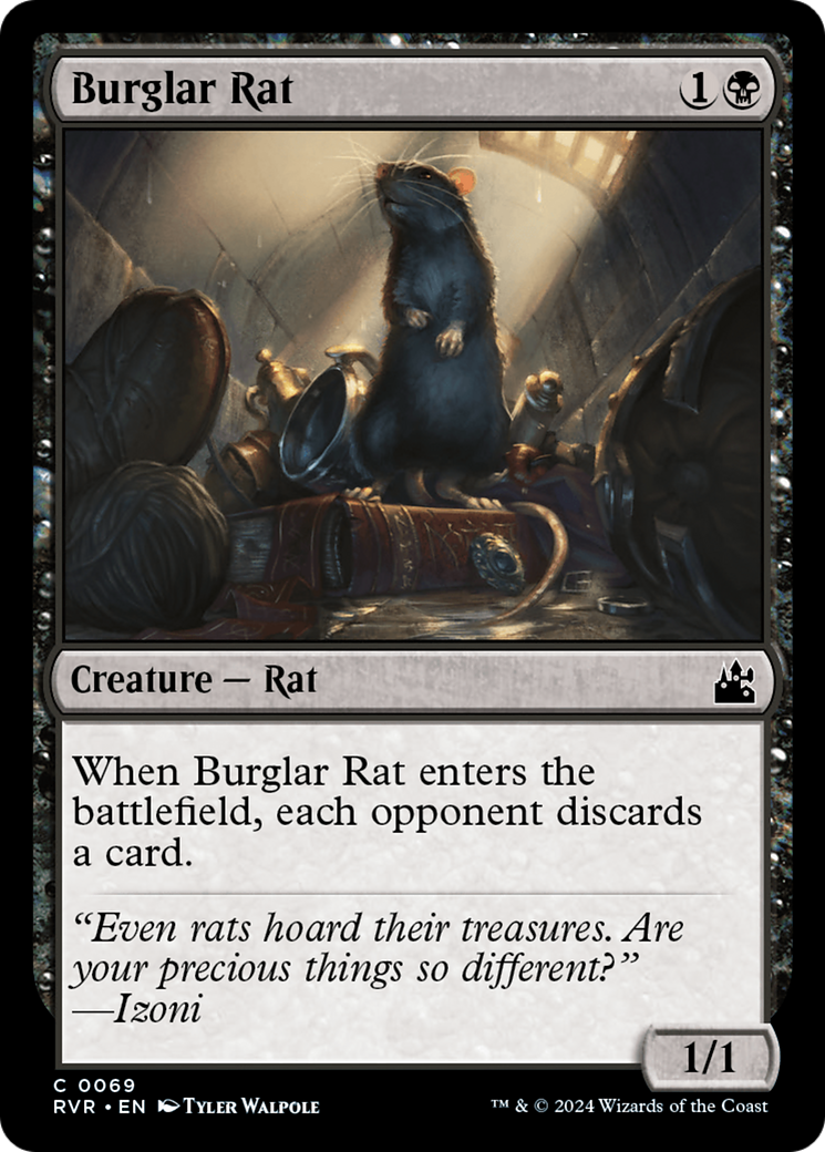 Burglar Rat [Ravnica Remastered] | Exor Games New Glasgow