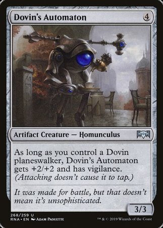 Dovin's Automaton [Ravnica Allegiance] | Exor Games New Glasgow