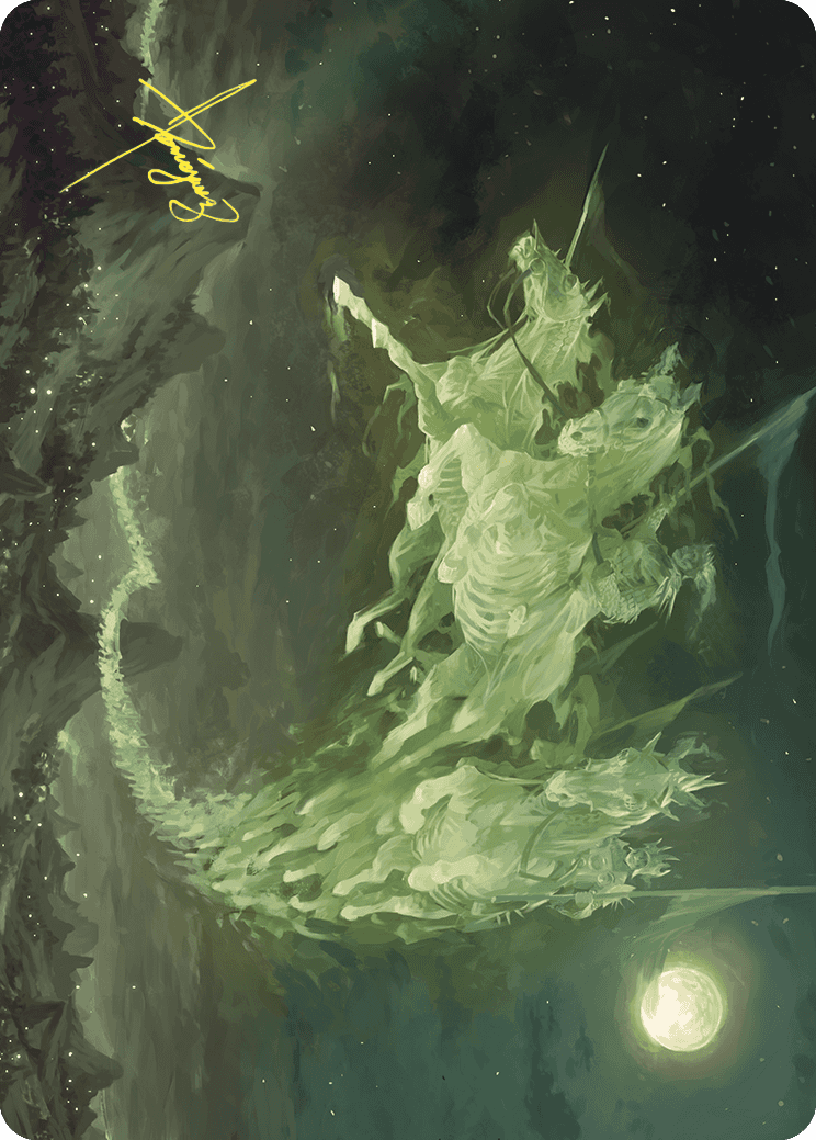 Moonshaker Cavalry Art Card (Gold-Stamped Signature) [Wilds of Eldraine Art Series] | Exor Games New Glasgow