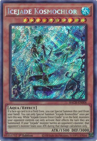 Icejade Kosmochlor [BACH-EN006] Secret Rare | Exor Games New Glasgow