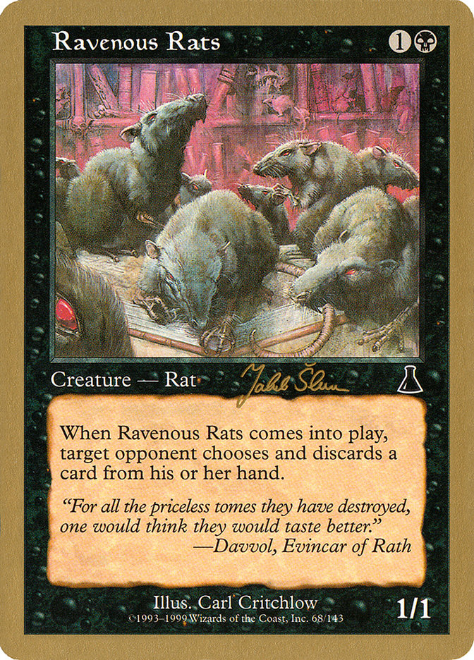 Ravenous Rats (Jakub Slemr) [World Championship Decks 1999] | Exor Games New Glasgow