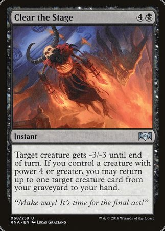 Clear the Stage [Ravnica Allegiance] | Exor Games New Glasgow