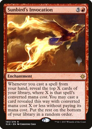 Sunbird's Invocation [Ixalan Promos] | Exor Games New Glasgow