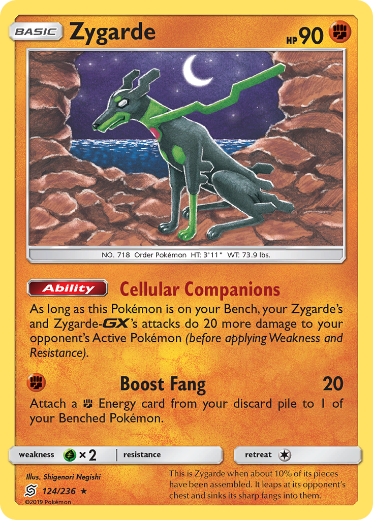 Zygarde (124/236) [Sun & Moon: Unified Minds] | Exor Games New Glasgow