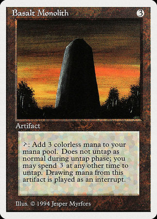 Basalt Monolith [Summer Magic / Edgar] | Exor Games New Glasgow