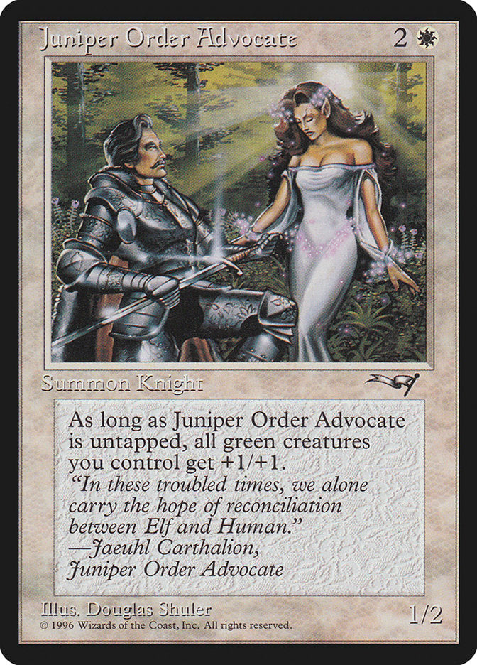 Juniper Order Advocate [Alliances] | Exor Games New Glasgow