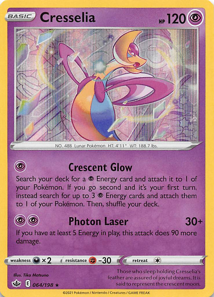 Cresselia (064/198) [Sword & Shield: Chilling Reign] | Exor Games New Glasgow