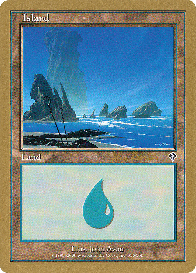 Island (ab336a) (Alex Borteh) [World Championship Decks 2001] | Exor Games New Glasgow