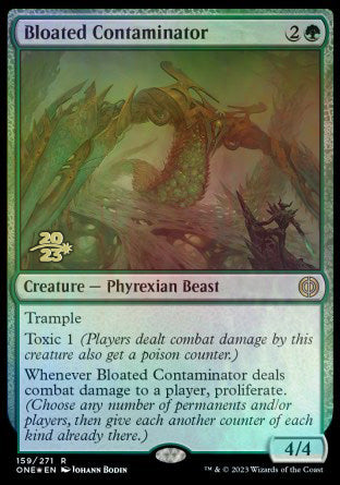 Bloated Contaminator [Phyrexia: All Will Be One Prerelease Promos] | Exor Games New Glasgow