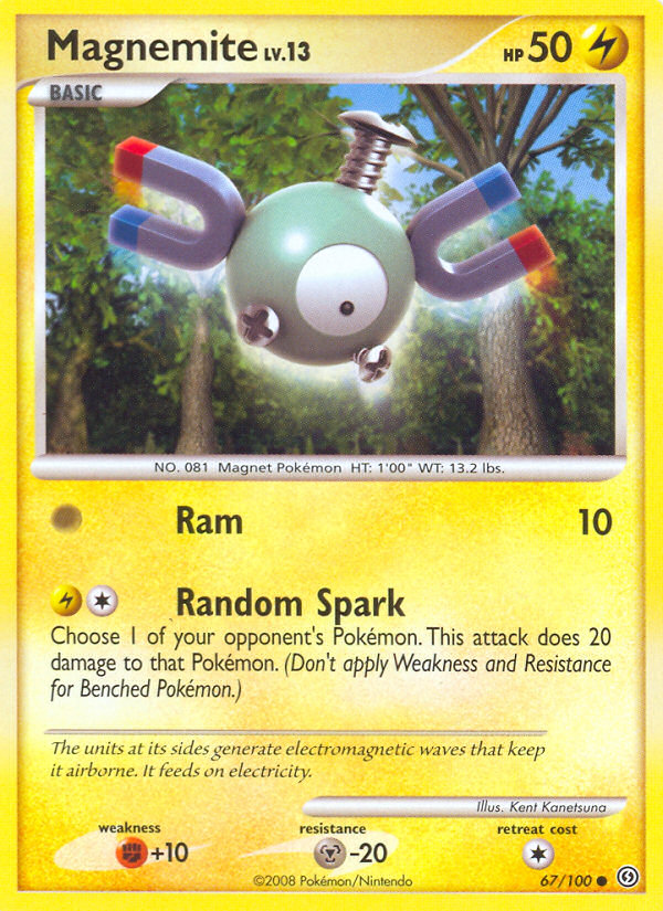 Magnemite (67/100) [Diamond & Pearl: Stormfront] | Exor Games New Glasgow