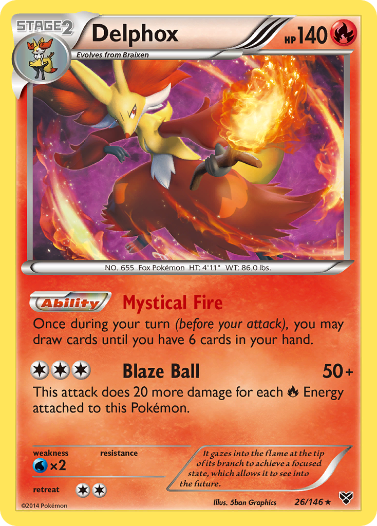 Delphox (26/146) [XY: Base Set] | Exor Games New Glasgow