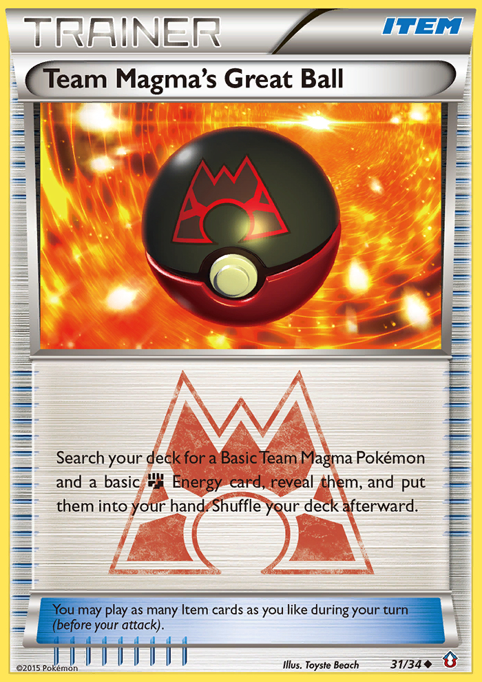 Team Magma's Great Ball (31/34) [XY: Double Crisis] | Exor Games New Glasgow