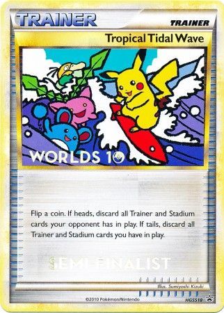 Tropical Tidal Wave (HGSS18) (Semi Finalist) [HeartGold & SoulSilver: Black Star Promos] | Exor Games New Glasgow