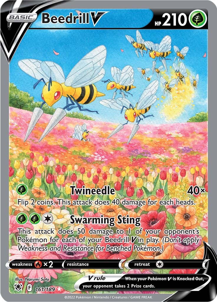 Beedrill V (161/189) [Sword & Shield: Astral Radiance] | Exor Games New Glasgow