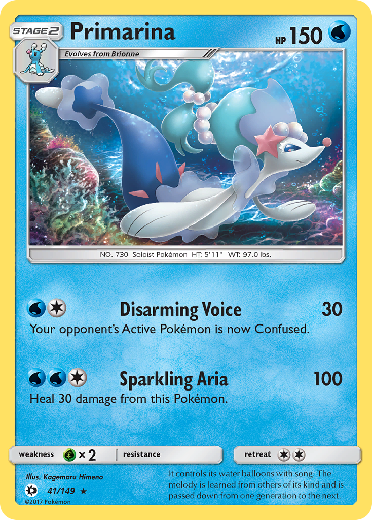 Primarina (41/149) [Sun & Moon: Base Set] | Exor Games New Glasgow