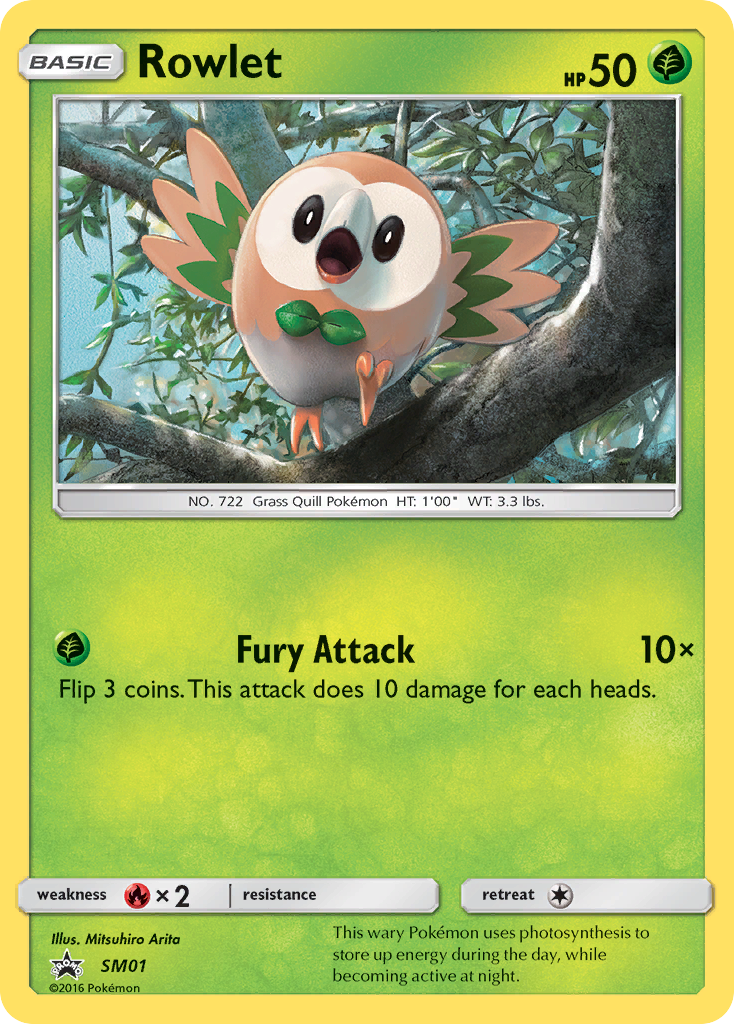 Rowlet (SM01) [Sun & Moon: Black Star Promos] | Exor Games New Glasgow