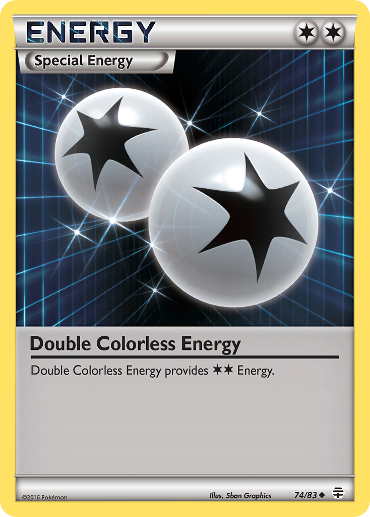 Double Colorless Energy (74/83) [XY: Generations] | Exor Games New Glasgow