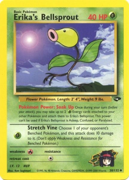 Erika's Bellsprout (38/132) [Gym Challenge Unlimited] | Exor Games New Glasgow