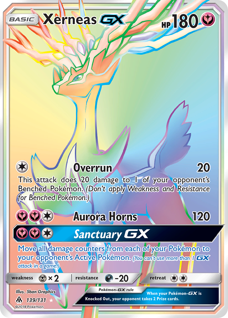 Xerneas GX (139/131) [Sun & Moon: Forbidden Light] | Exor Games New Glasgow