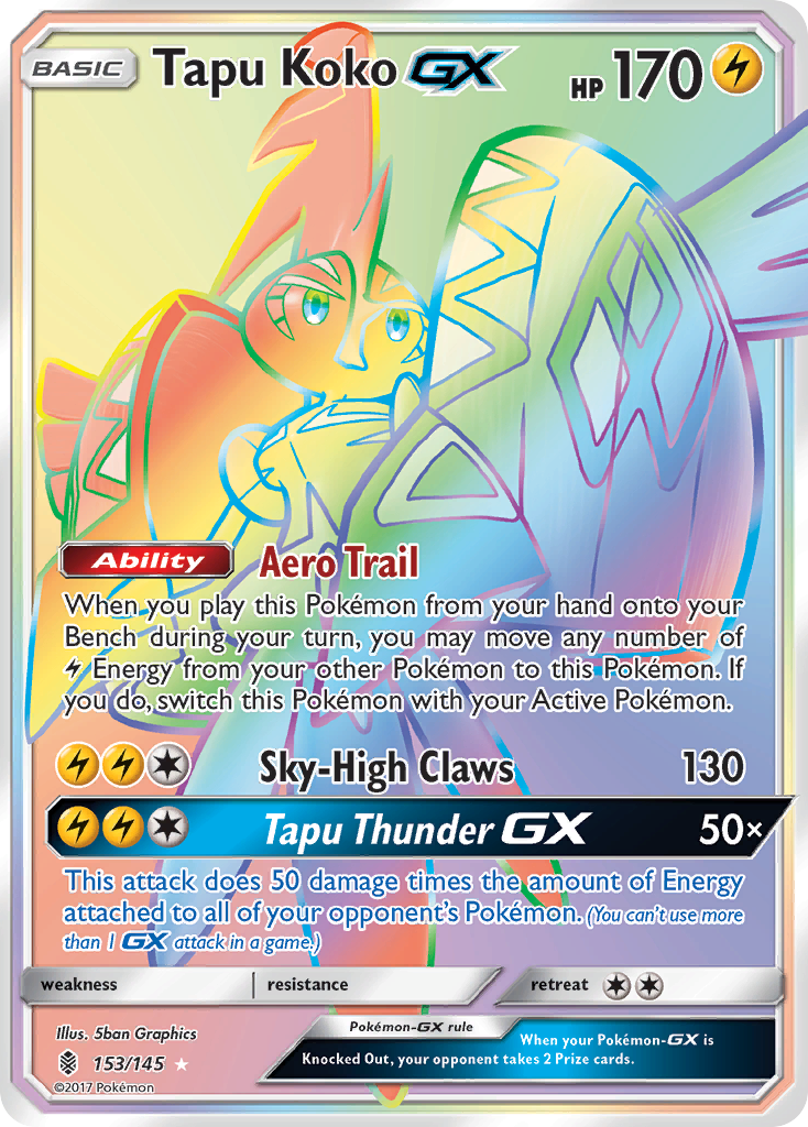 Tapu Koko GX (153/145) [Sun & Moon: Guardians Rising] | Exor Games New Glasgow