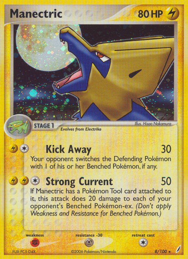 Manectric (8/100) [EX: Crystal Guardians] | Exor Games New Glasgow