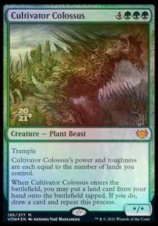 Cultivator Colossus [Innistrad: Crimson Vow Prerelease Promos] | Exor Games New Glasgow