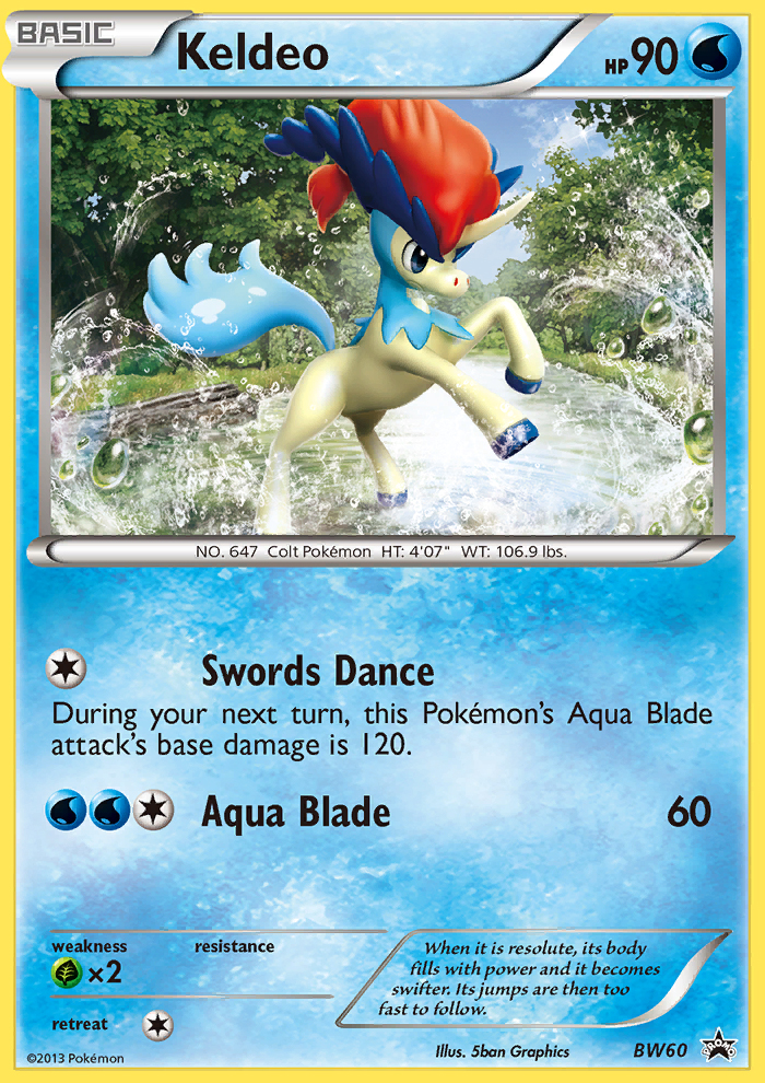 Keldeo (BW60) [Black & White: Black Star Promos] | Exor Games New Glasgow