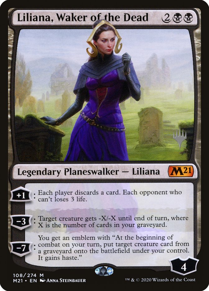 Liliana, Waker of the Dead (Promo Pack) [Core Set 2021 Promos] | Exor Games New Glasgow