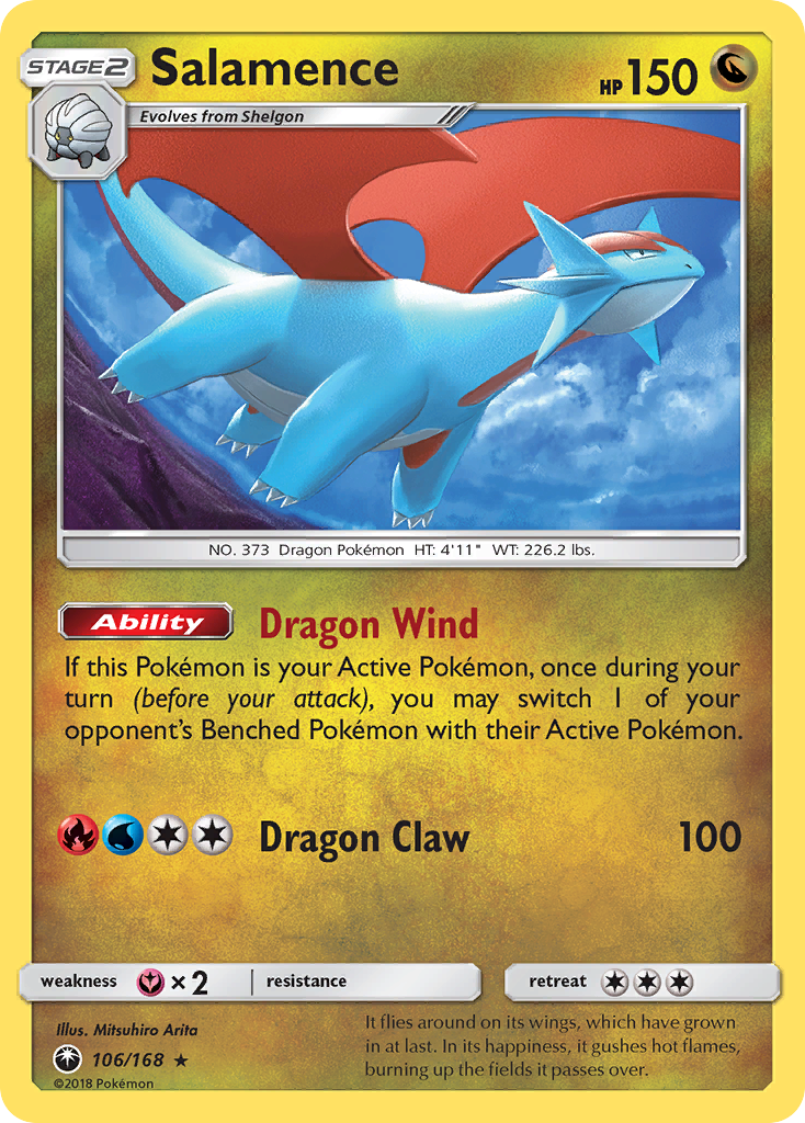 Salamence (106/168) [Sun & Moon: Celestial Storm] | Exor Games New Glasgow