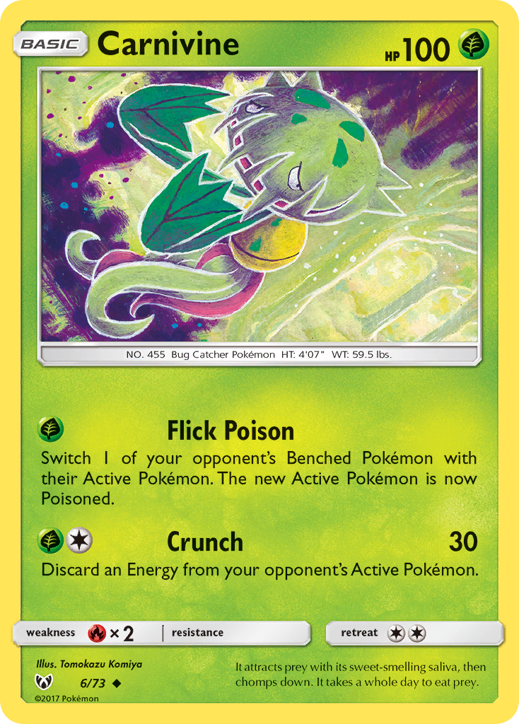 Carnivine (6/73) [Sun & Moon: Shining Legends] | Exor Games New Glasgow