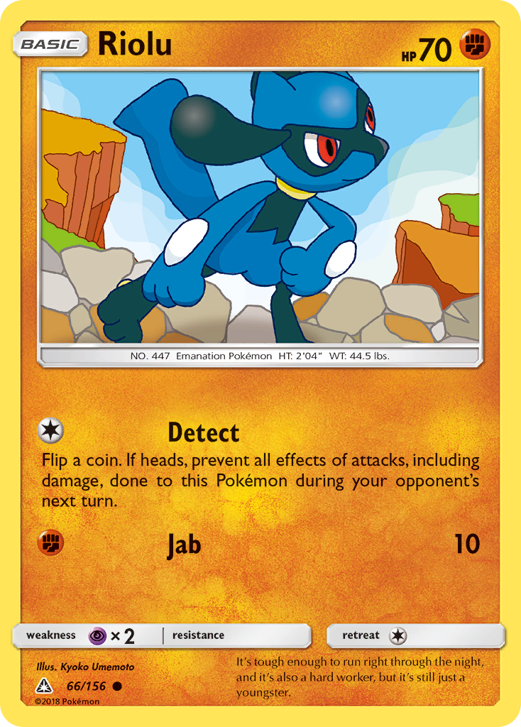 Riolu (66/156) [Sun & Moon: Ultra Prism] | Exor Games New Glasgow