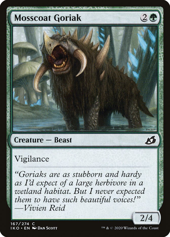 Mosscoat Goriak [Ikoria: Lair of Behemoths] | Exor Games New Glasgow