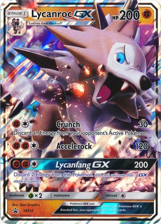 Lycanroc GX (SM14) (Jumbo Card) [Sun & Moon: Black Star Promos] | Exor Games New Glasgow