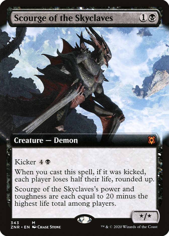 Scourge of the Skyclaves (Extended Art) [Zendikar Rising] | Exor Games New Glasgow