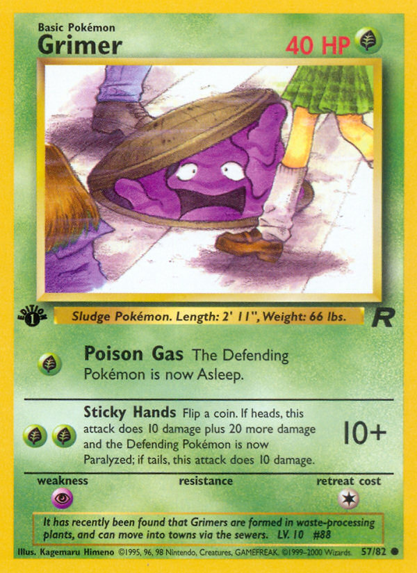 Grimer (57/82) [Team Rocket 1st Edition] | Exor Games New Glasgow