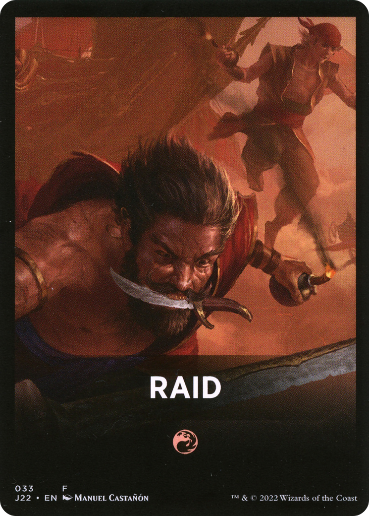 Raid Theme Card [Jumpstart 2022 Front Cards] | Exor Games New Glasgow