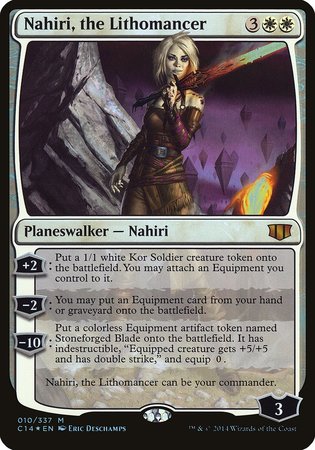 Nahiri, the Lithomancer (Commander 2014) [Commander 2014 Oversized] | Exor Games New Glasgow