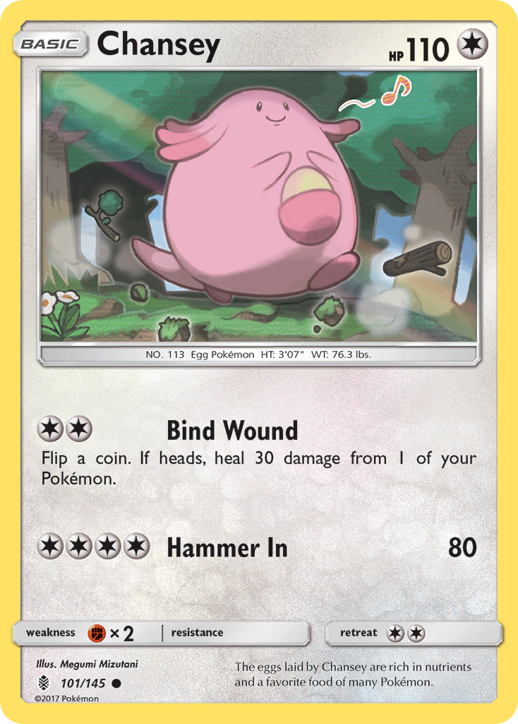 Chansey (101/145) [Sun & Moon: Guardians Rising] | Exor Games New Glasgow