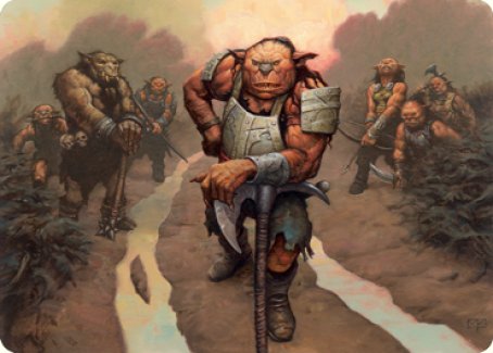 Hobgoblin Bandit Lord Art Card [Dungeons & Dragons: Adventures in the Forgotten Realms Art Series] | Exor Games New Glasgow