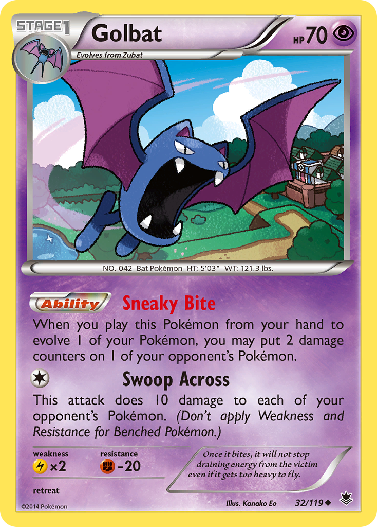 Golbat (32/119) [XY: Phantom Forces] | Exor Games New Glasgow