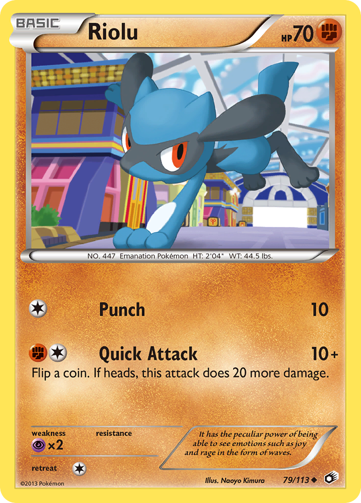 Riolu (79/113) [Black & White: Legendary Treasures] | Exor Games New Glasgow