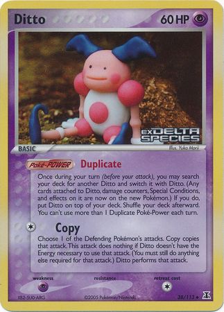 Ditto (38/113) (Stamped) [EX: Delta Species] | Exor Games New Glasgow