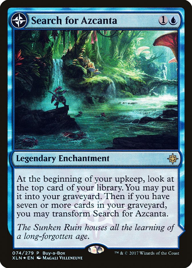 Search for Azcanta // Azcanta, the Sunken Ruin (Buy-A-Box) [Ixalan Treasure Chest] | Exor Games New Glasgow