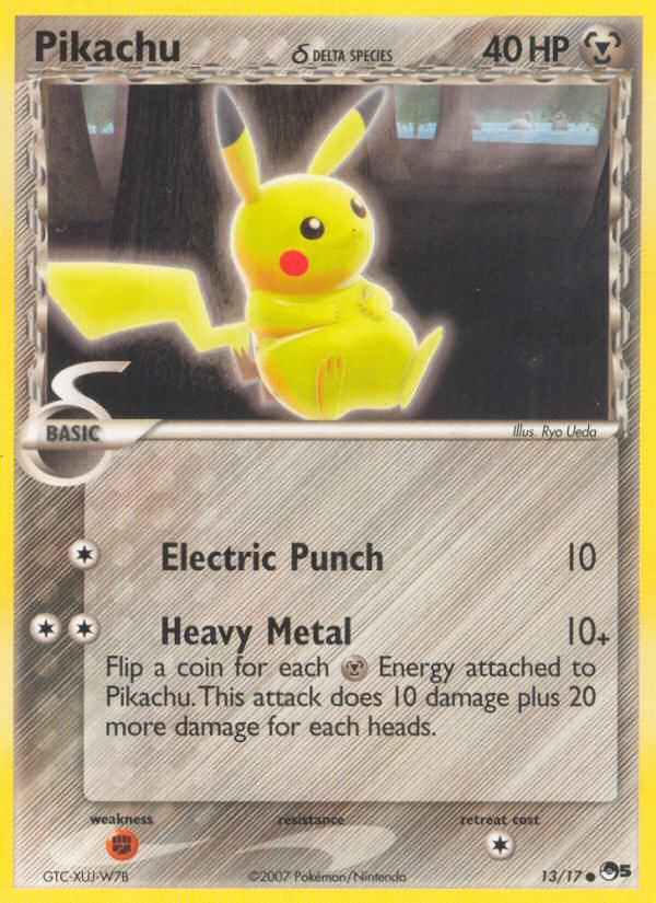 Pikachu (13/17) (Delta Species) [POP Series 5] | Exor Games New Glasgow