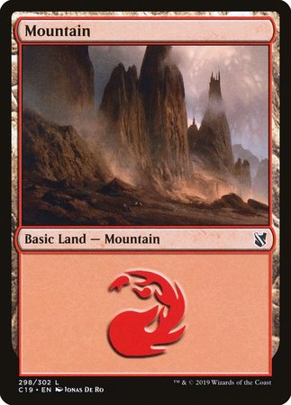 Mountain (298) [Commander 2019] | Exor Games New Glasgow